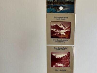 Byron Harmon vintage Slides of Banff, Canada