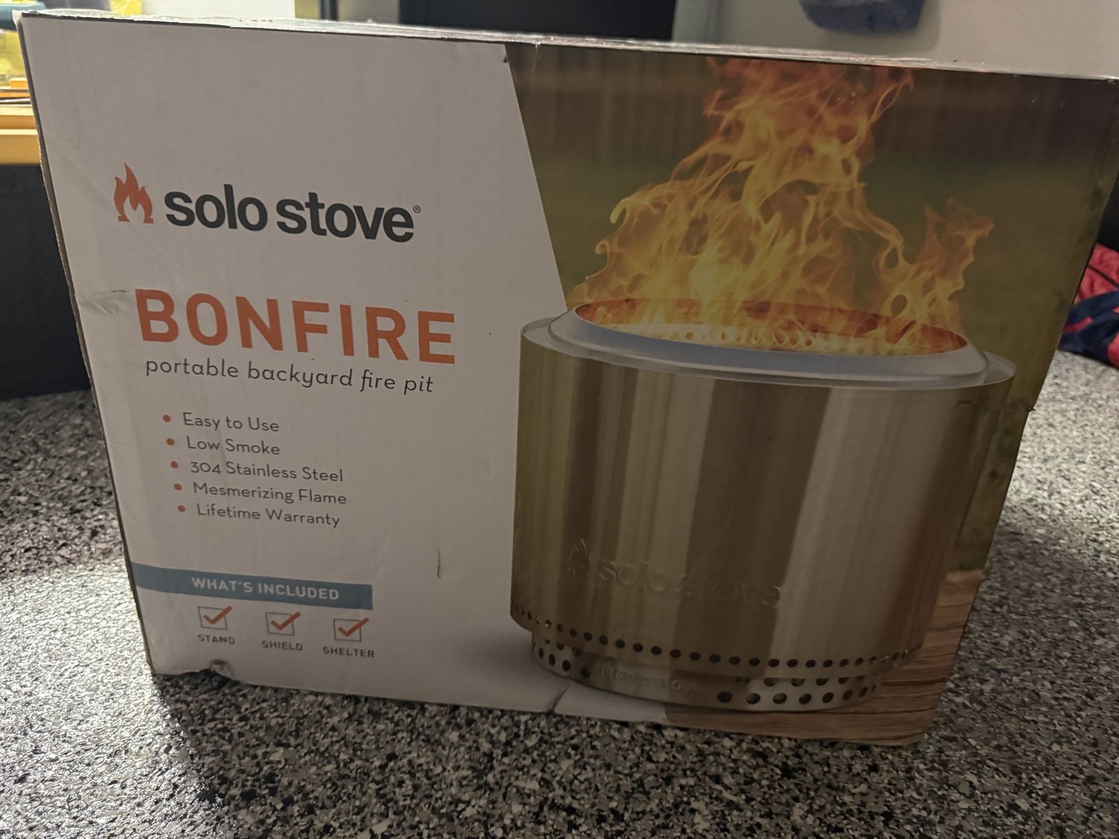 NEW Solo Stove Bonfire Backyard Bundle – Fire Pit + Stand + Shield + Shelter