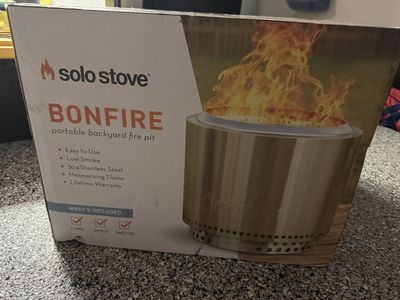 NEW Solo Stove Bonfire Backyard Bundle – Fire Pit + Stand + Shield + Shelter