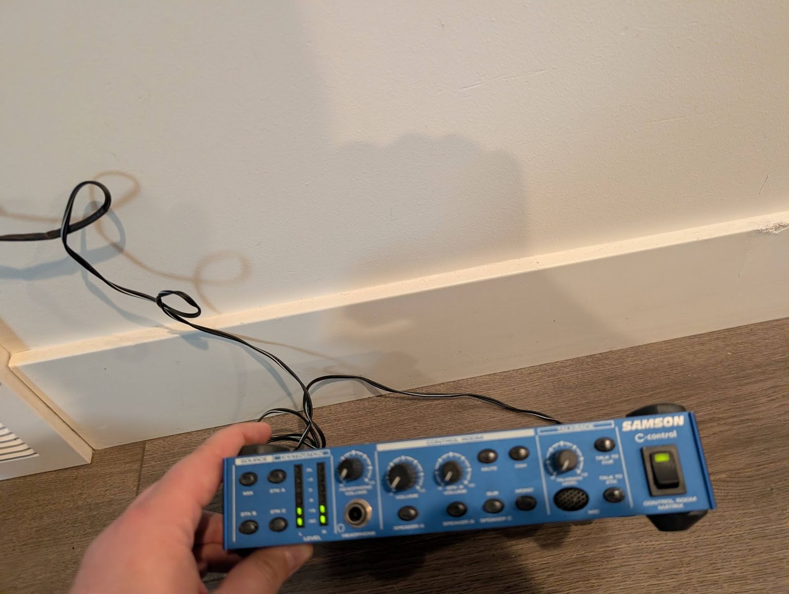 Studio monitoring & headphone amp Samson C Control Studio Control Room Matrix PSU