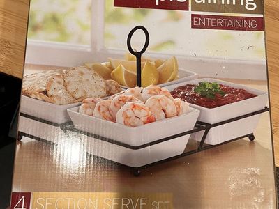 4 Section serving Set