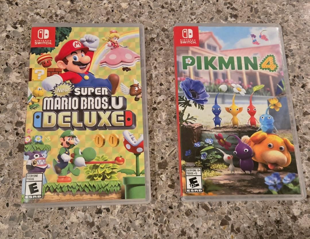 Nintendo Switch games $40 each including PikMin 4! trades considered!