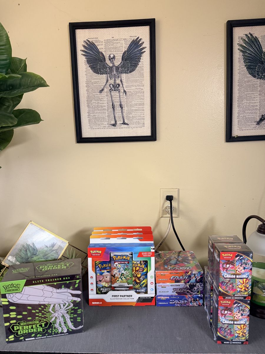 Pokemon TCG: Perfect Order Elite Trainer Box, First Partner & Chaos Rising Sealed Collection