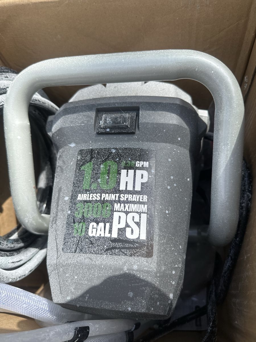1.0 HP Airless Paint Sprayer - 3000 PSI Maximum