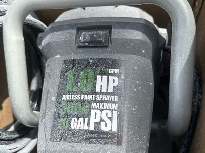 1.0 HP Airless Paint Sprayer - 3000 PSI Maximum