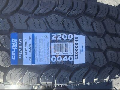 265/70R17 LT265/70R17 CELIMO TIRES
