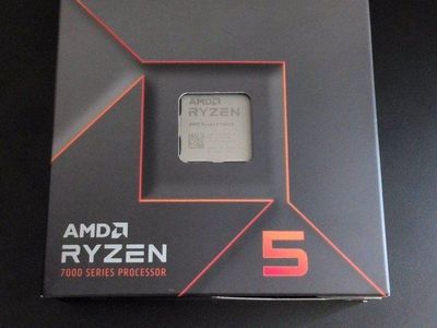 AMD Ryzen 5 7600X CPU - AM5 6 Core Processor