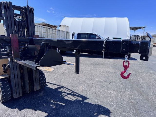 Jib Boom Extension for Use with Forks