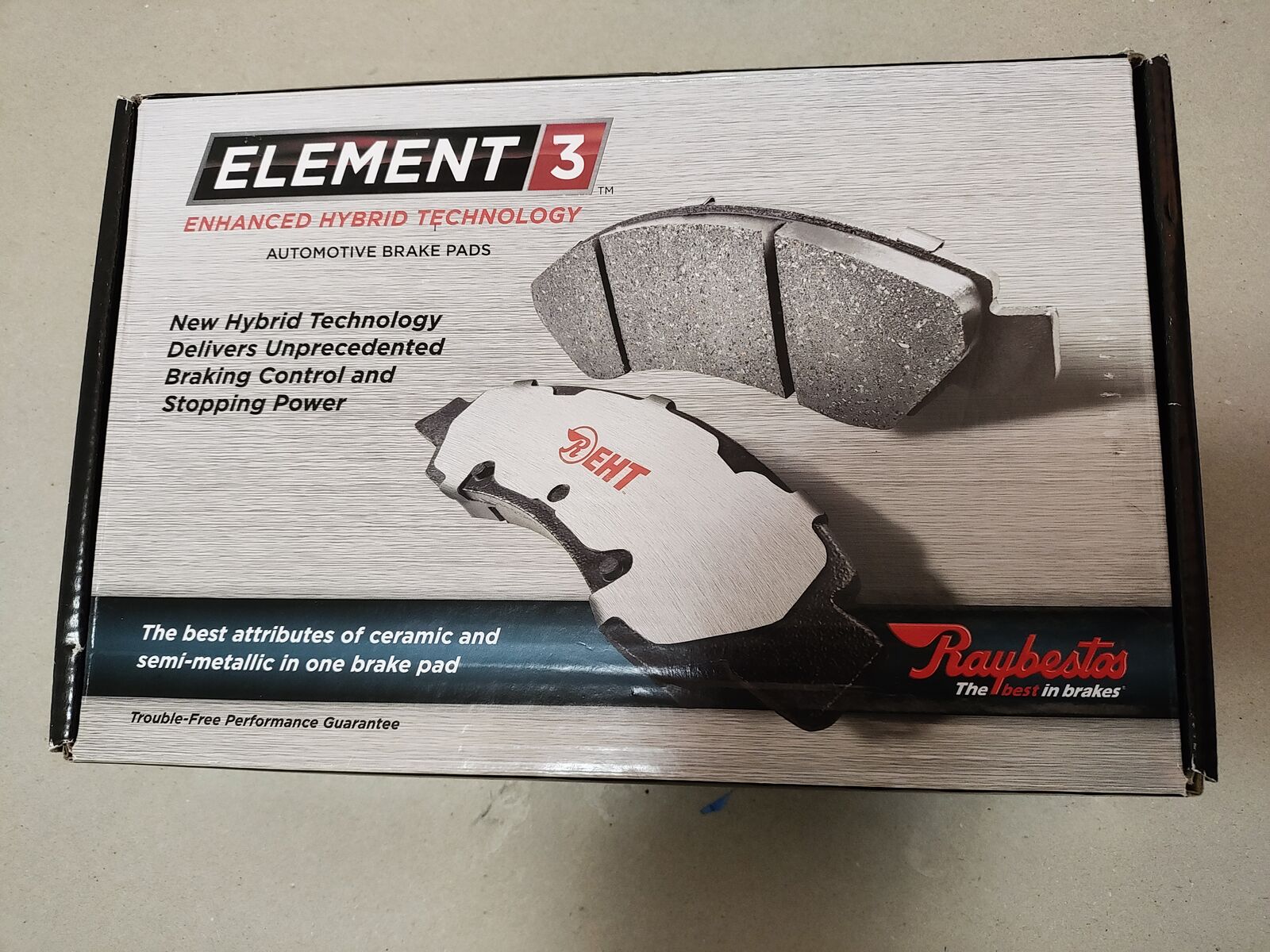 Raybestos Element 3 Enhanced Hybrid Technology Brake Pads Honda Acura