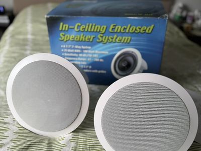 Speco SP 6ECS 6.5 2 Way In- Ceiling Speaker 35