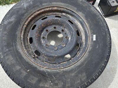 Old Spare Tire and wheel 265/70R17 Dodge ram 3500