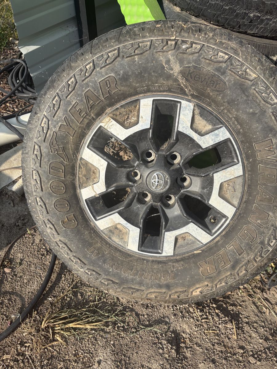 3 Toyota Tacoma Wheels and Tires 265/70R16 $200.00 for all three or $150.00 for 2