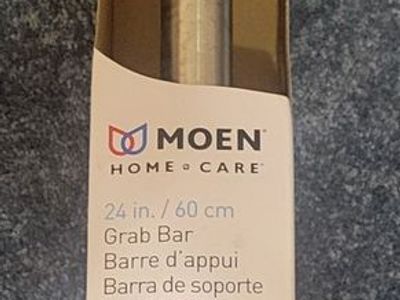 Moen Home Care 24-in Peened Wall mount ADA Compliant Grab Bar