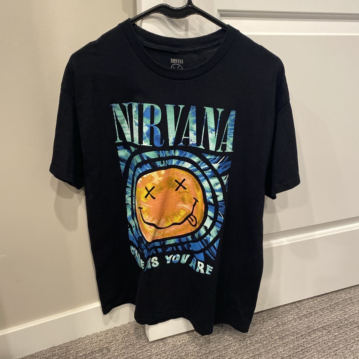 Nirvana Come As You Are Graphic T-Shirt Mens Large Black
