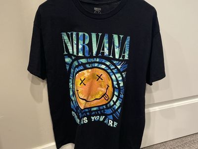 Nirvana Come As You Are Graphic T-Shirt Mens Large Black