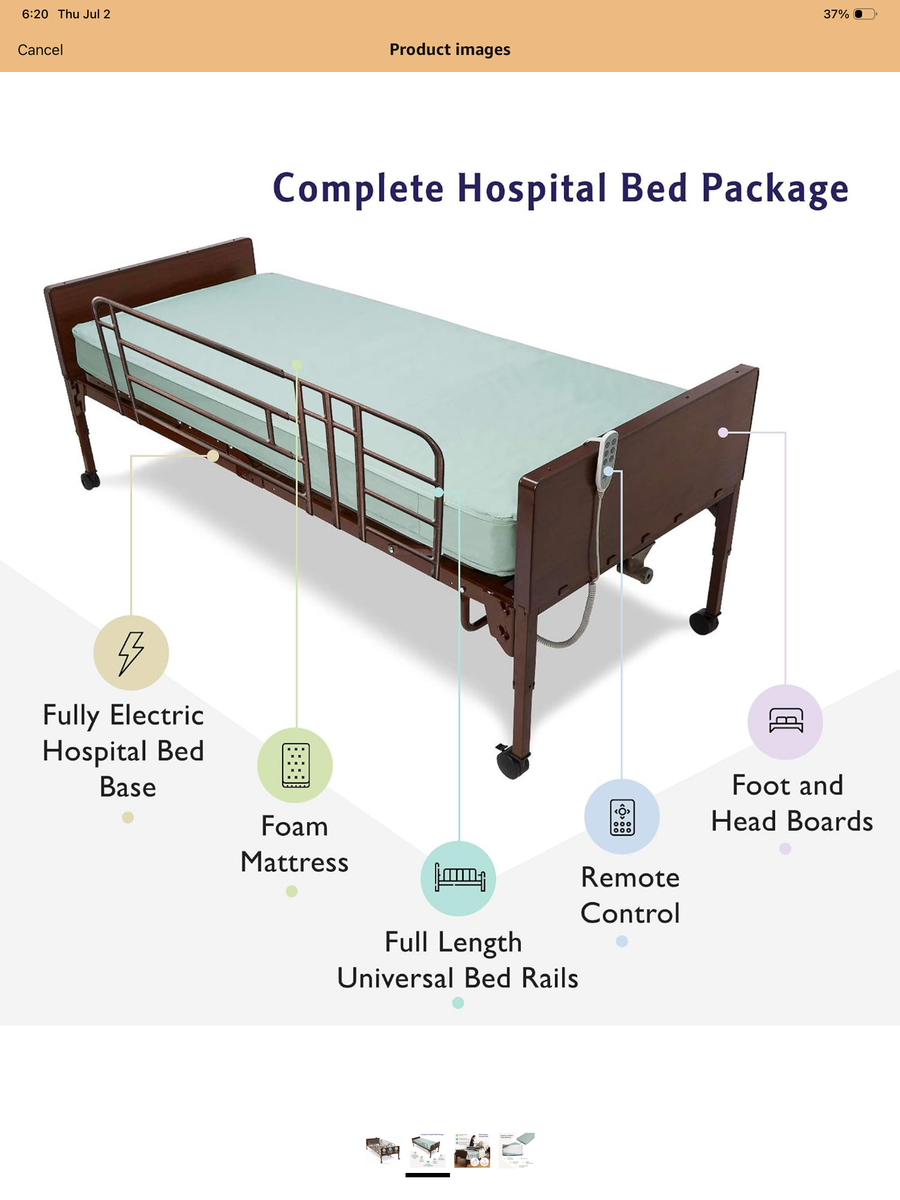 Hospital bed, fully automatic