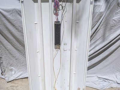 Industrial Shop Light Fixture - Working / Needs Minor TLC