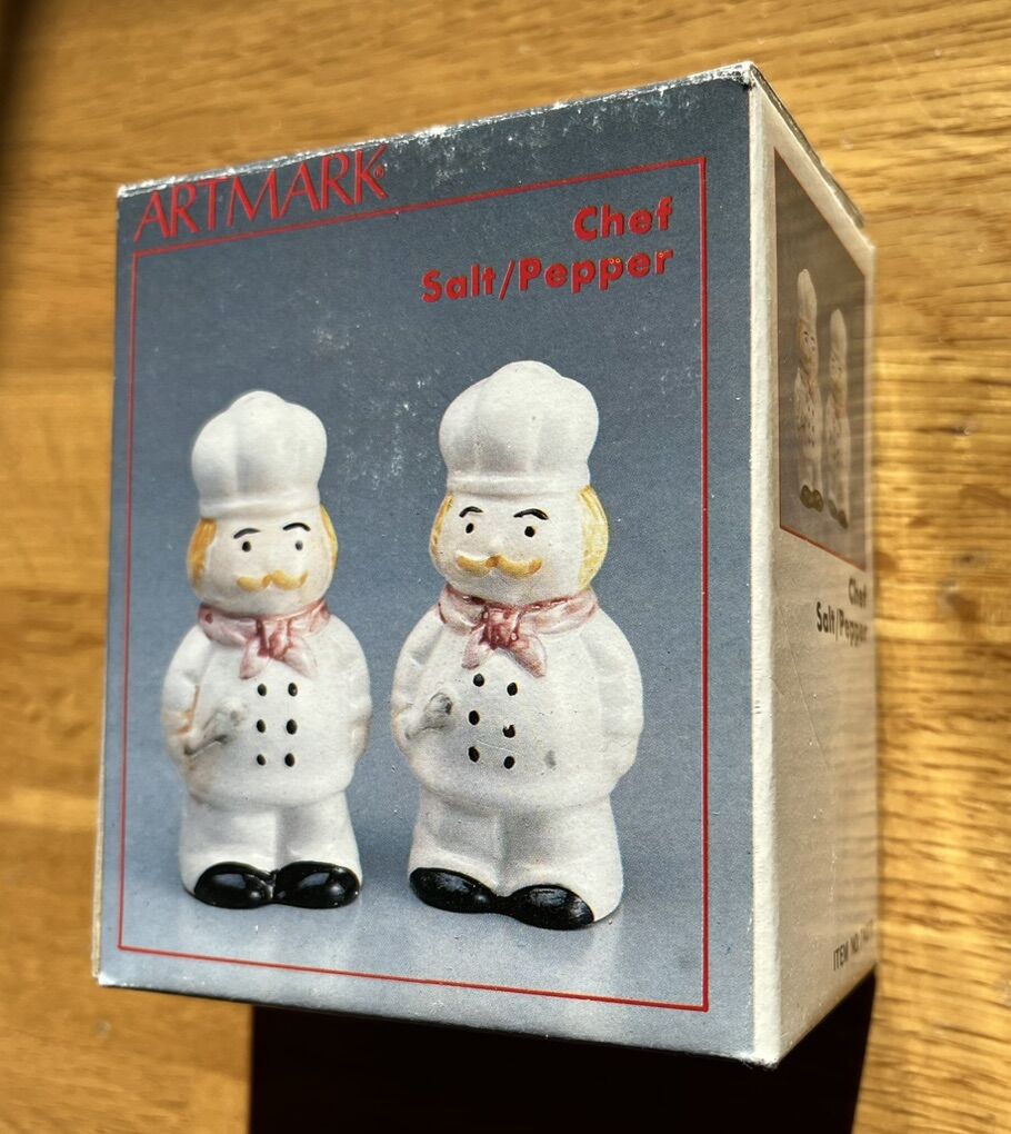 NEW Chef Salt & Pepper Set