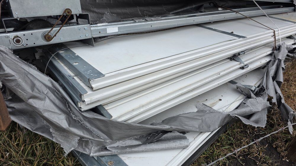 12' and slitted door panels and lifts