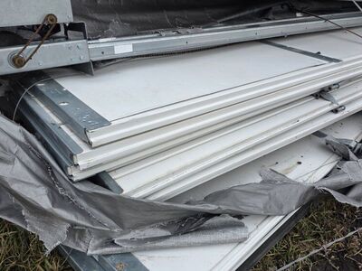 12' and slitted door panels and lifts