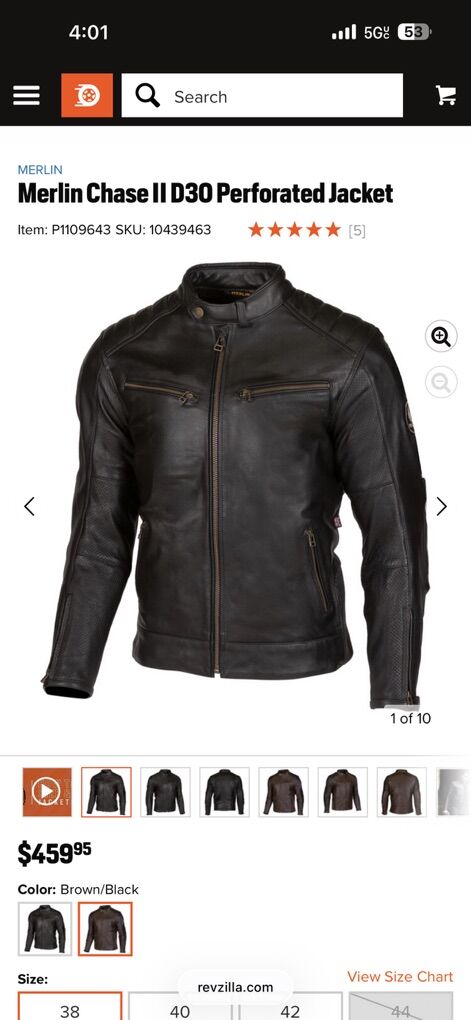 Merlin Chase II D3O Perforated Jacket