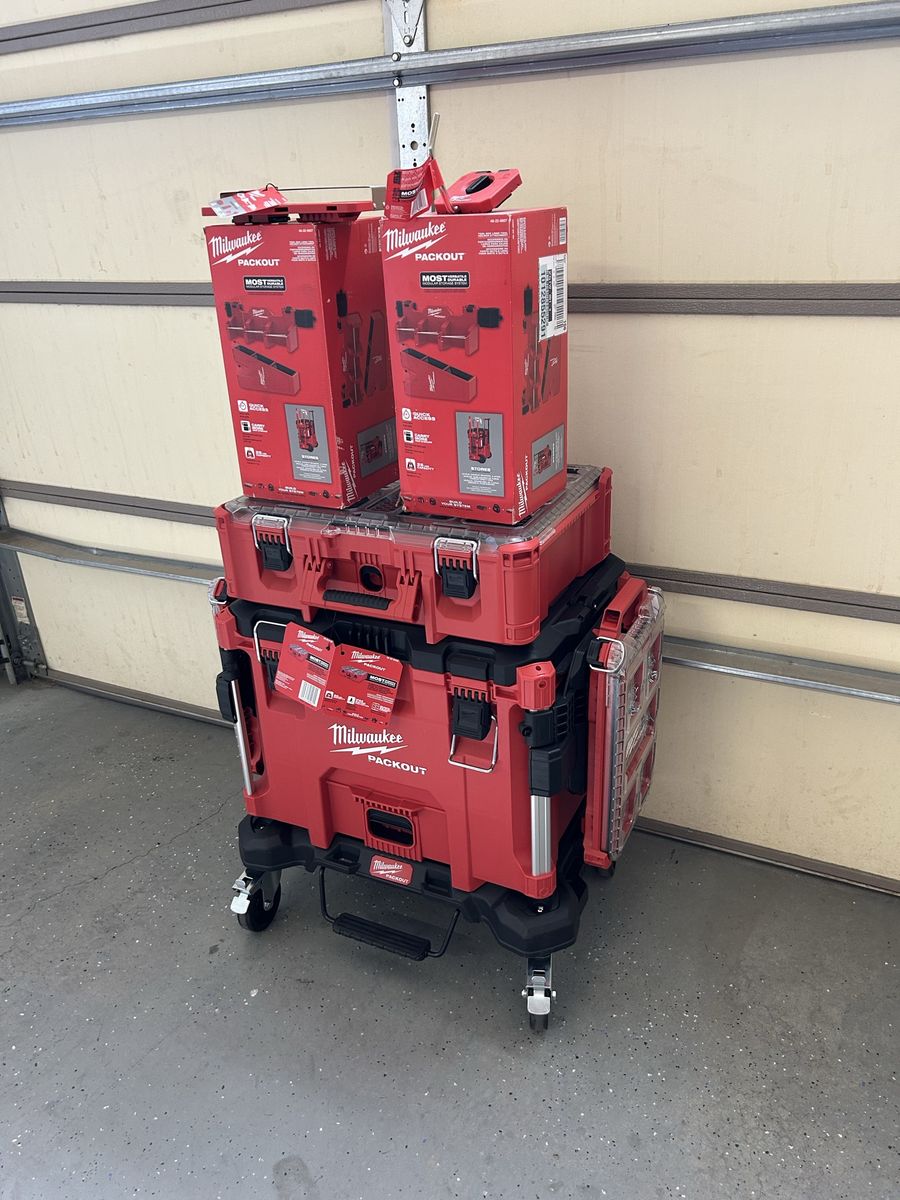 Milwaukee Packout Items NEW