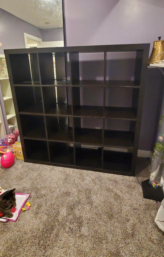 16 cube cubby storage shelves