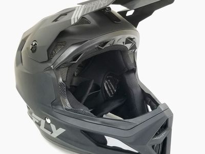 Fly Racing MEDIUM Rayce Bicycle Helmet, Matte Black (73-3613M-L-R3-S3)