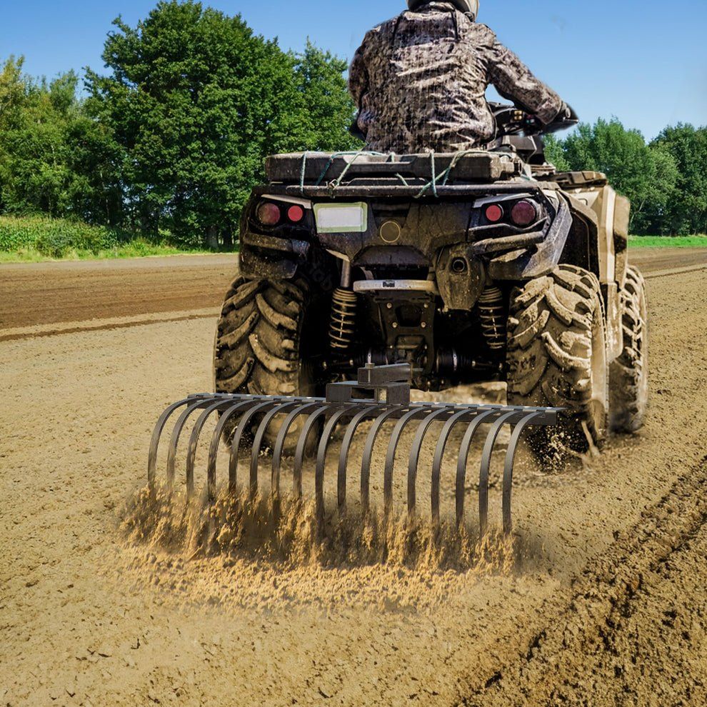 YITAMOTOR 60" TOW Behind Landscape Rake