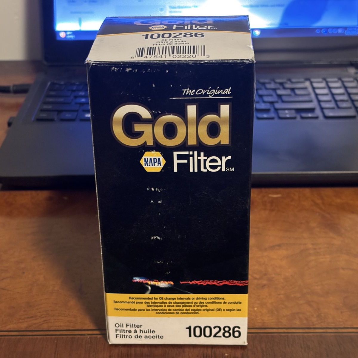 NAPA Gold Oil Filter 100286 2016-2022 Chevrolet Colorado, GMC Canyon