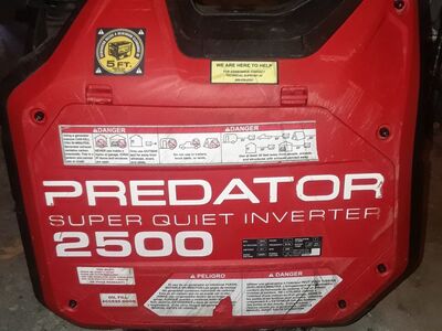 PREDATOR 2500 with a SUPER QUIET INVERTER