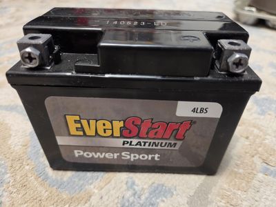 EverStart AGM Power Sport Battery, Group Size 4LBS 12 Volt, 50 CCA - New