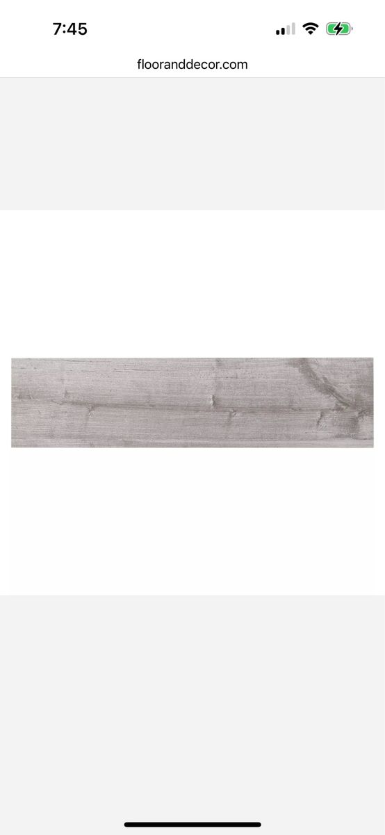 Lumber gray tile from Floor and Decor