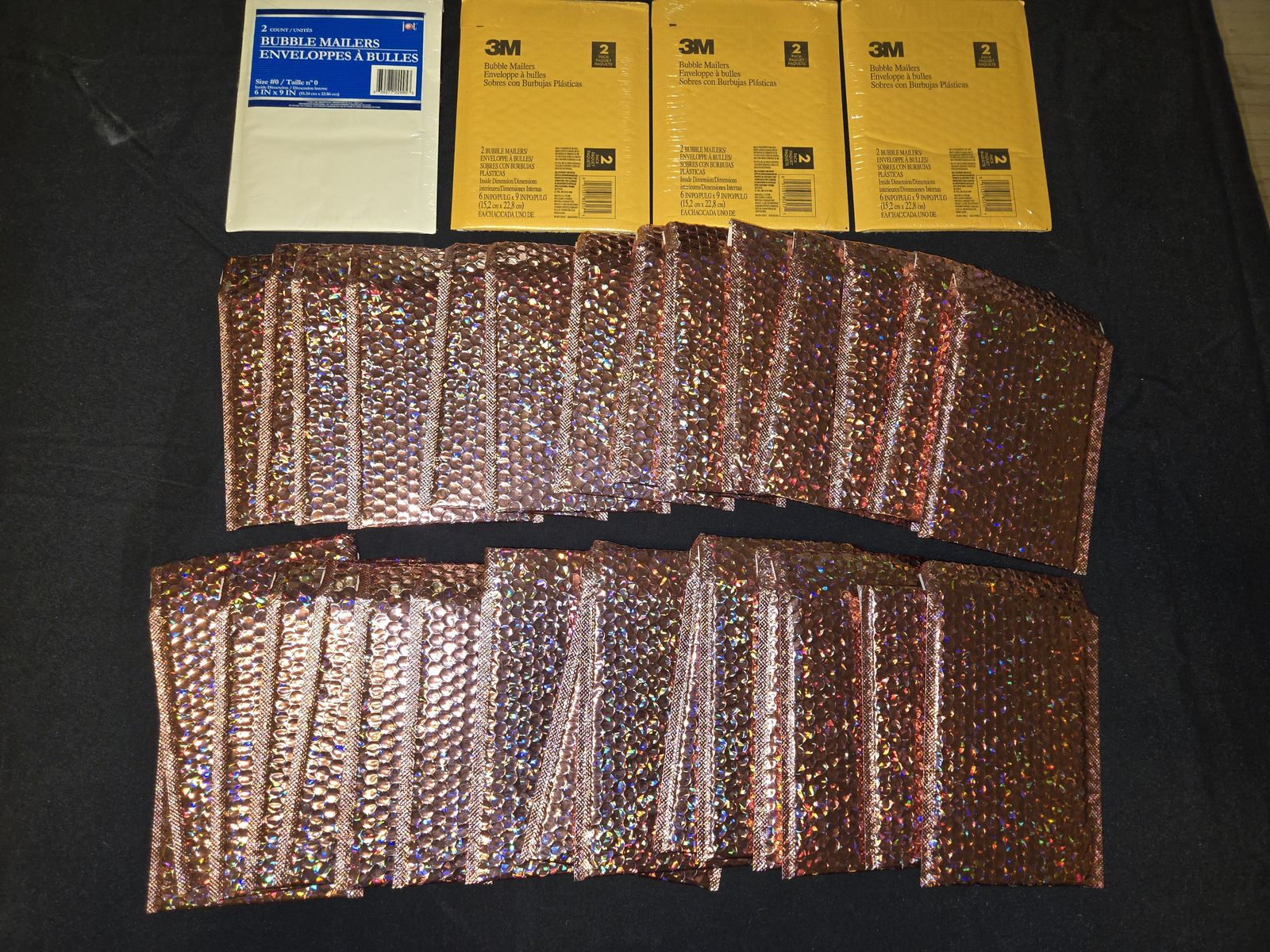 Bubble Mailers 38 count