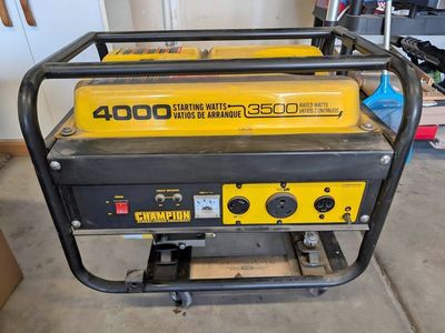 Champion 4000W / 3500W Portable Generator - Model 46515