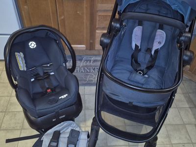 Maxi-Cosi Zelia 2 5-in-1 Complete Modular Travel System Infant Car Seat Stoller Toddler Set