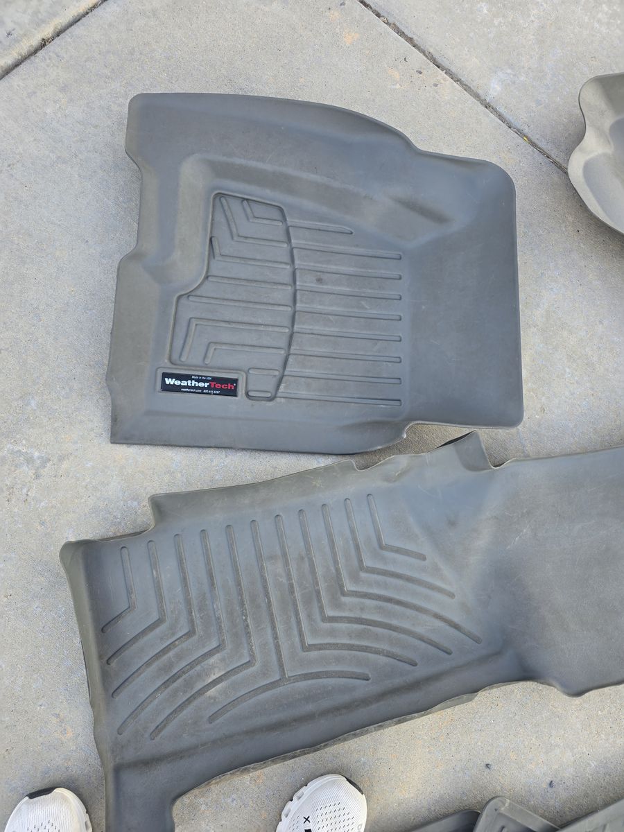 GMC Chevrolet weather tech floor matts