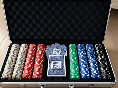 Poker Chip Set + Aluminum Case – Great Condition!