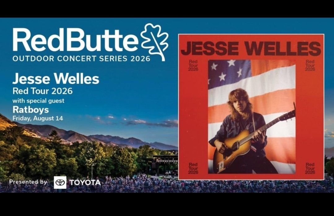 2 Tickets Jesse Welles - Red Butte Garden Outdoor Concert Series (Friday, August 14)