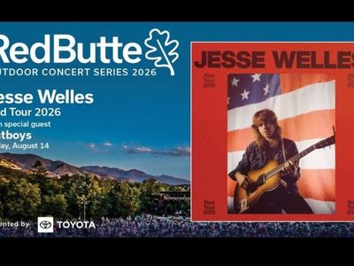 2 Tickets Jesse Welles - Red Butte Garden Outdoor Concert Series (Friday, August 14)