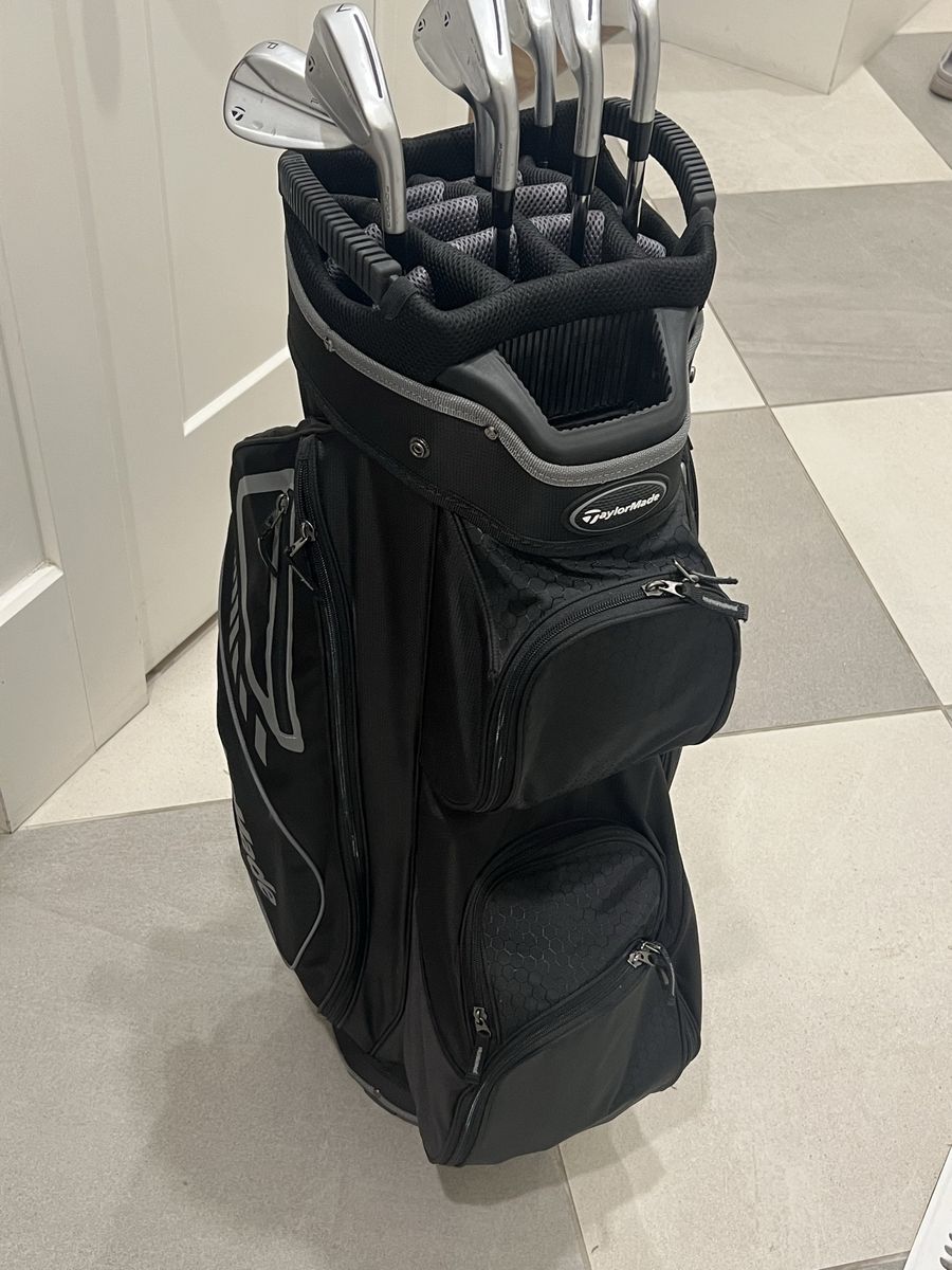 2022 TaylorMade P790 Golf Club Set (4-PW) with KBS Shafts and Cart Bag - Right Hand