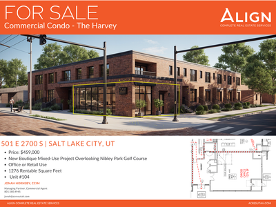 Commercial Condo for Sale in SLC, UT