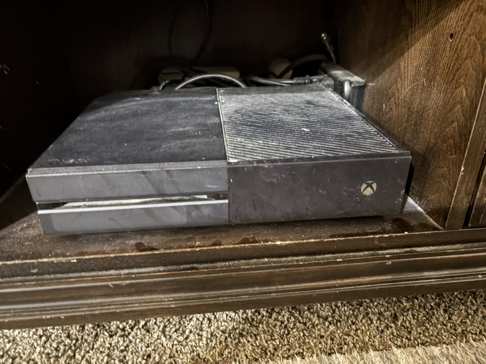 Xbox 1 with blue controller