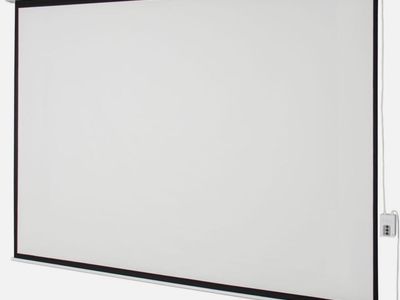 Brand new 100” motorized screen projector