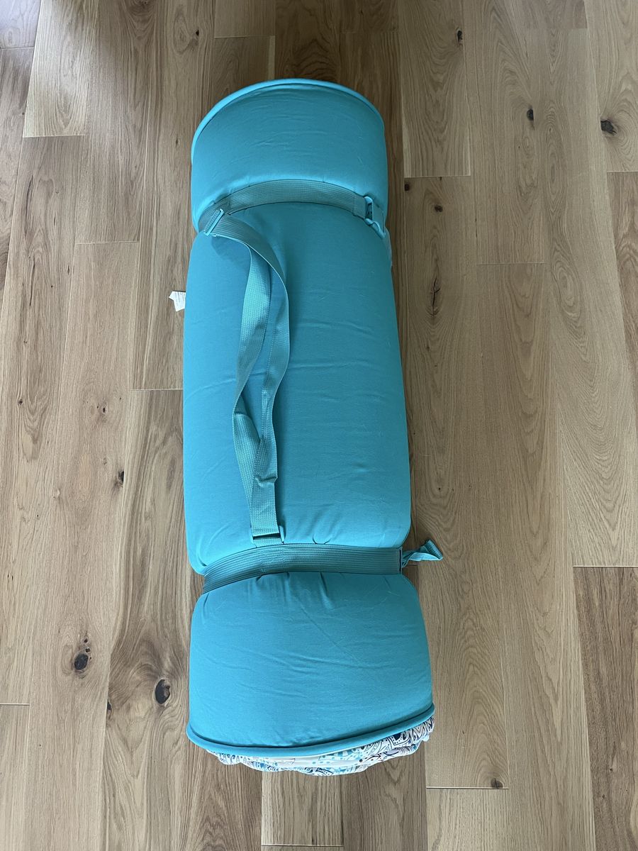 Roll-Up Foam Sleeping Pad Floor Mattress with Mandala Print and Carry Straps