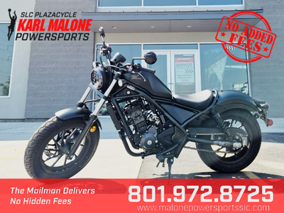 2026 HONDA REBEL 300 E-CLUTCH Matte Black Metallic