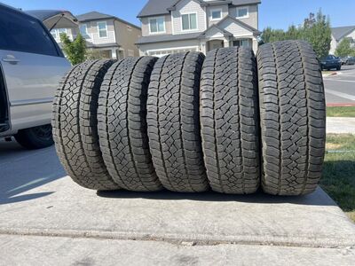 265/70R17 general grabber 6 ply tires