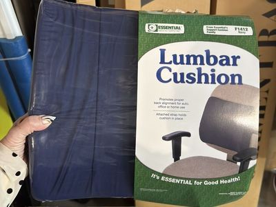 Molded Lumber Support Cushion In Navy Blue
