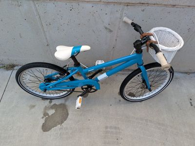 REI Novara Kids' Bike - Blue, 20-inch wheels, Basket Included