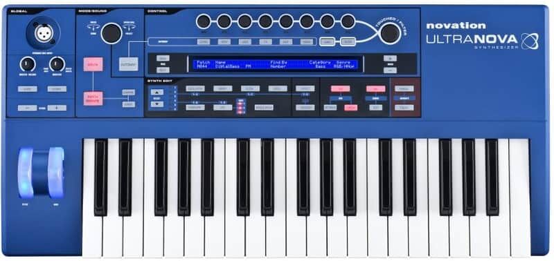 Novation Ultranova Analog Modeling Synthesizer w/ Vocoder Mic